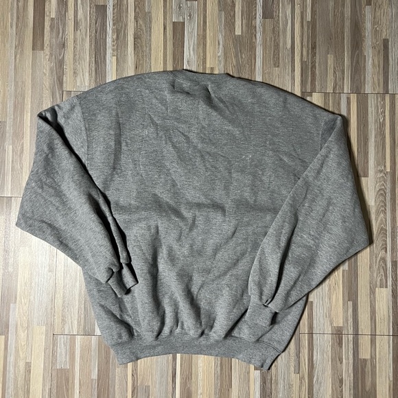 Vintage Y2K Russell Athletic Blank Gray Crewneck Sweatshirt Men’s Size XL - Picture 5 of 6